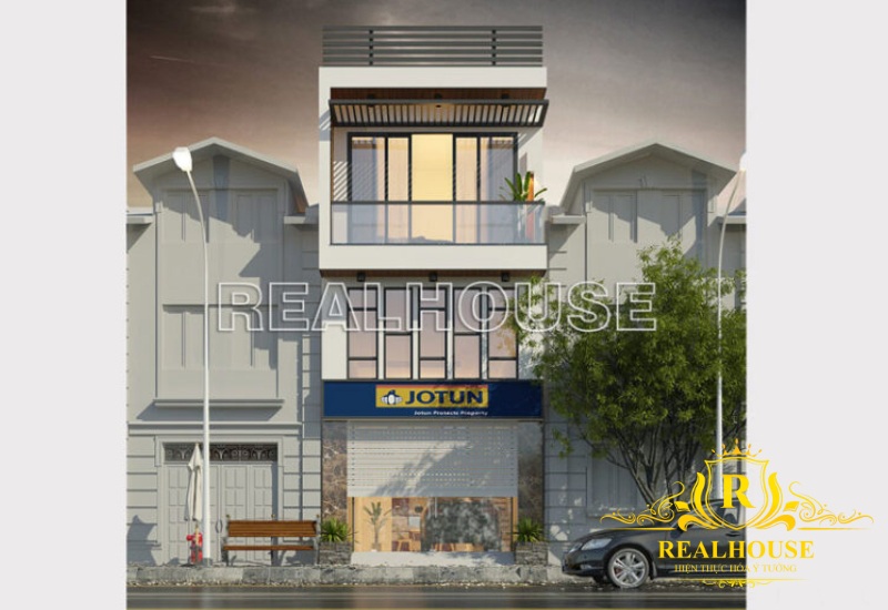 mau thiet ke nha pho hien dai cua anh thuan o dong anh realhouse