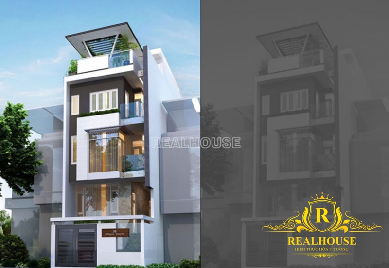 mau thiet ke nha pho hien dai dep cua anh huy o ha noi realhouse