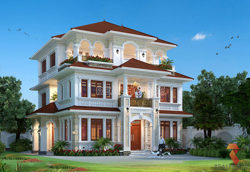 thiet-ke-biet-thu-3-tang-tan-co-dien-dang-cap-cua-chi-cuc-o-bac-ninh-2-realhouse