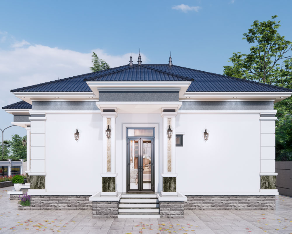 Cac-phong-cach-thiet-ke-pho-bien-cho-nha-cap-4-60m2-3-phong-ngu-phong-cach-tan-co-dien-1-realhouse