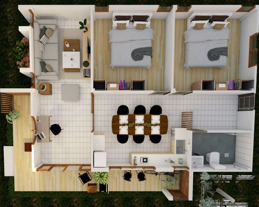 Nguyen-tac-khi-thiet-ke-so-do-nha-cap-4-2-phong-ngu-realhouse