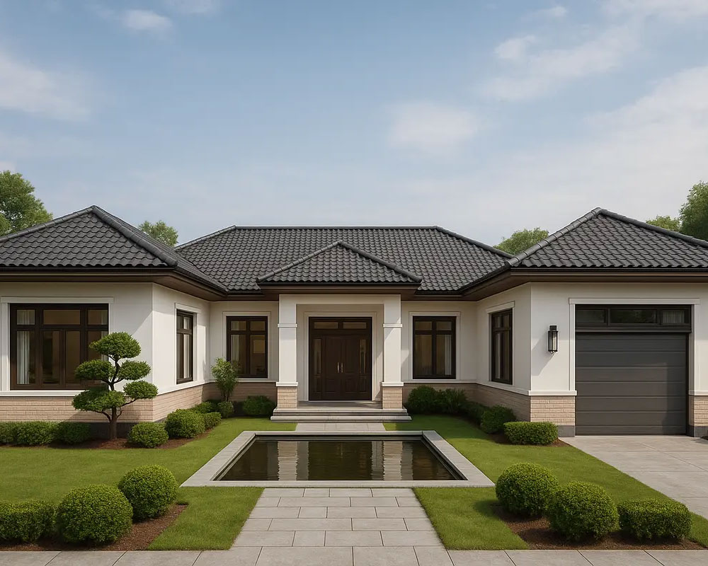 Nha-cap-4-san-vuon-o-giua-kieu-chu-u-realhouse