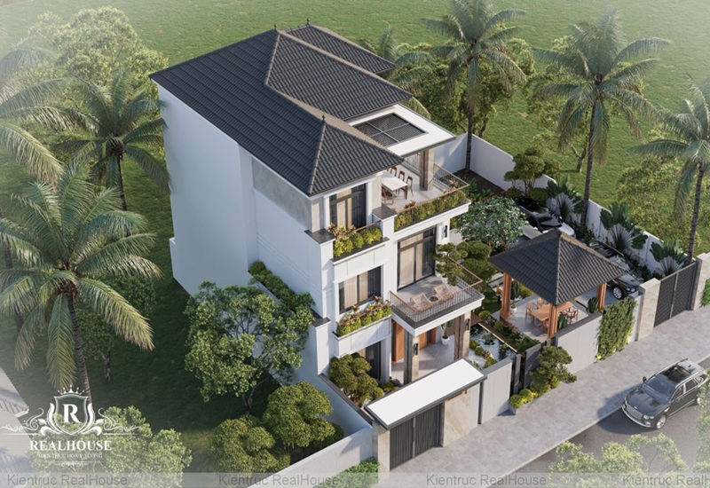 Mẫu thiết kế biệt thự vườn phong cách nhiệt đới tại Đà Nẵng
