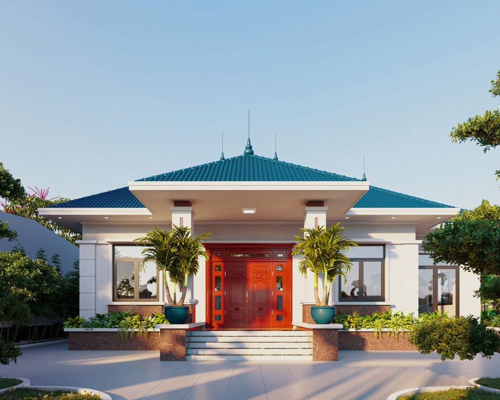 Vi-sao-kien-truc-mot-tang-phu-hop-voi-phong-cach-tan-co-dien-realhouse